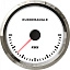 Указатель положения руля (Аксиометр) 85 мм белый/нерж (WS) (KY09105)